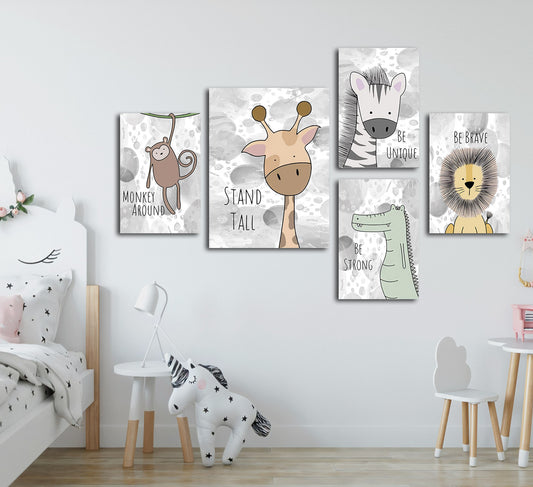 kids room wall tabluea set