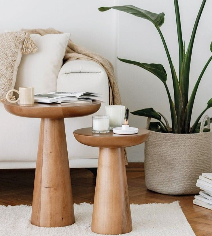 Mushroom Coffee & Side Table