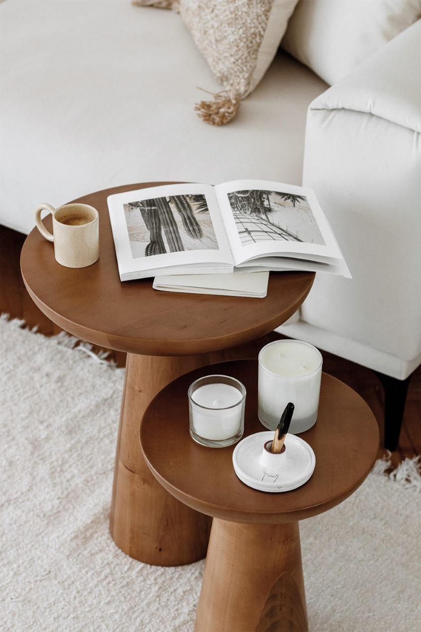 Mushroom Coffee & Side Table