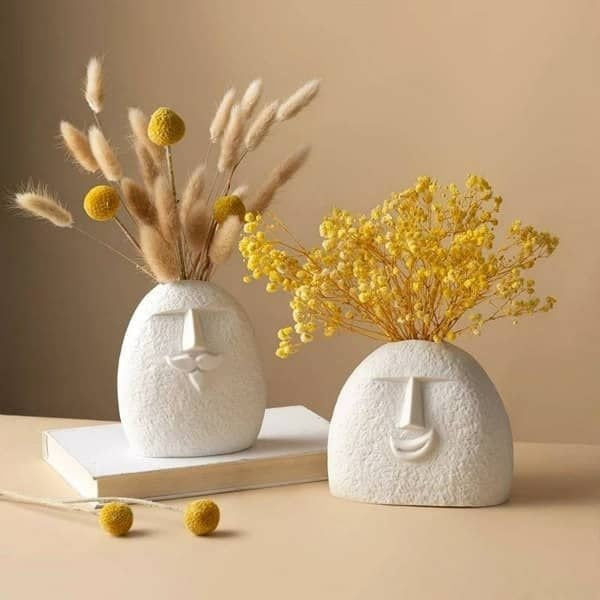 Creative face Vase Decoration