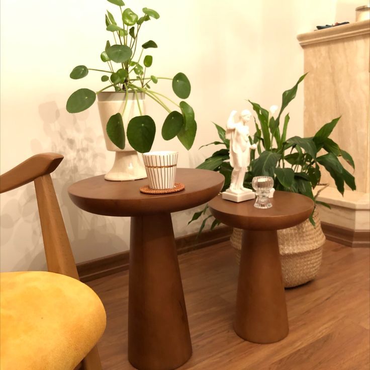 Mushroom Coffee & Side Table